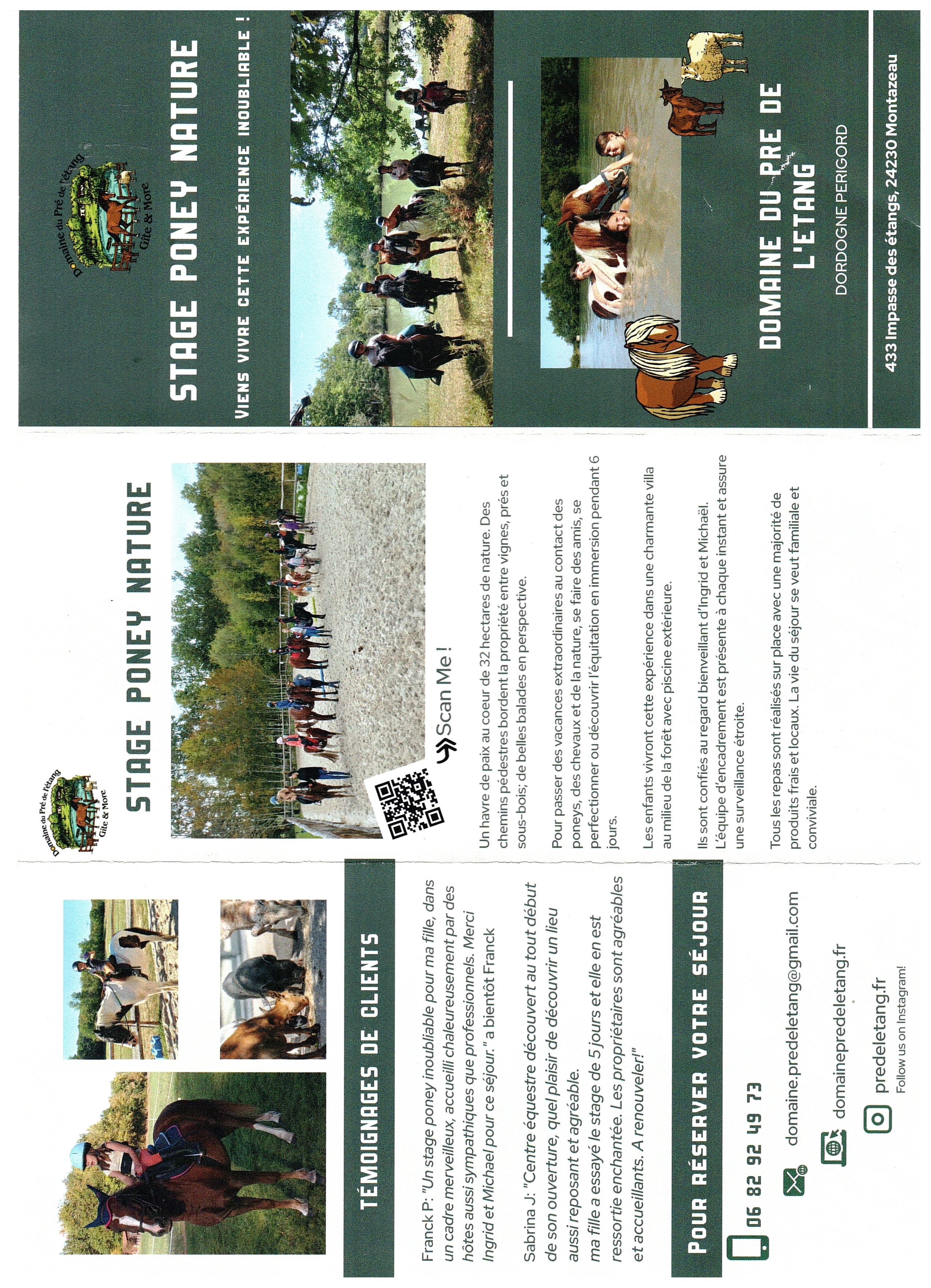 Programme des stages été